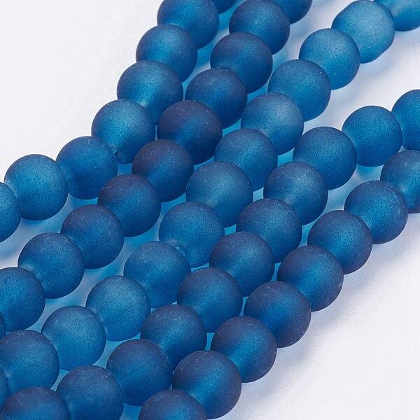 Transparent Glass Bead Strands