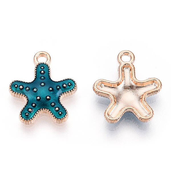 Alloy Enamel Pendants