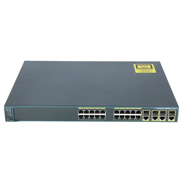 WS-C2960G-24TC-L-A1 Cisco Catalyst 2960 Series 2960G-24TC 20 x RJ-45 Ports 10/100/1000Base-T + 4 x Dual-Personality RJ-45/SFP...