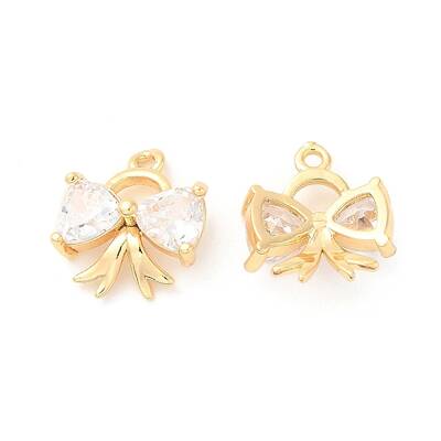 Brass with Glass Charms
