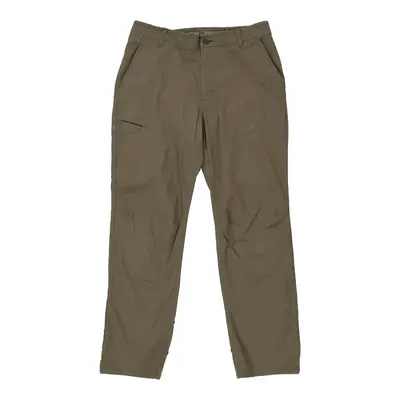 Mountain Trousers - 32W UK 12 Khaki Cotton Blend