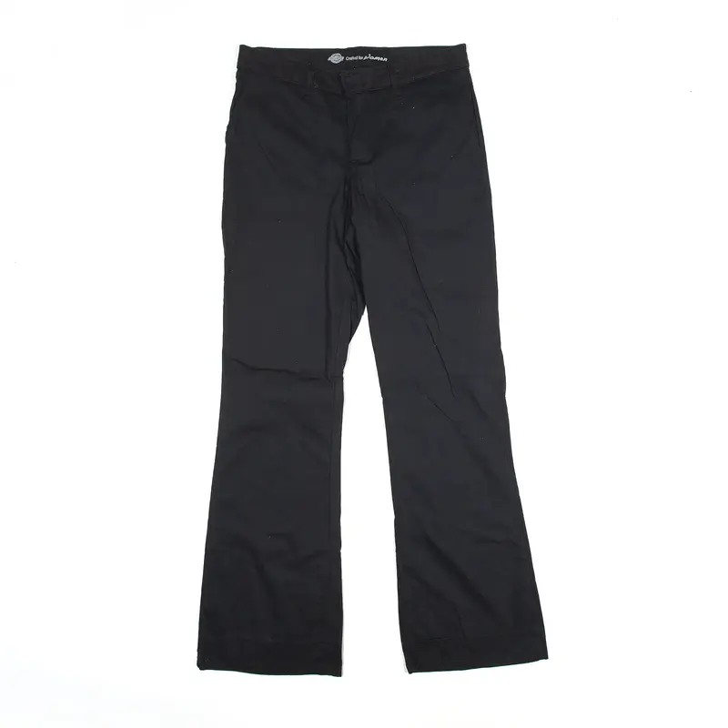 DICKIES Trousers Black Slim Bootcut Womens W30 L30
