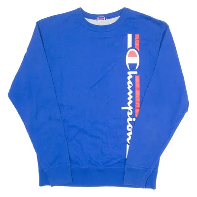 CHAMPION Mens Sweatshirt Blue M