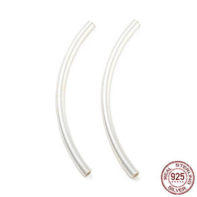 925 Sterling Silver Tube Beads