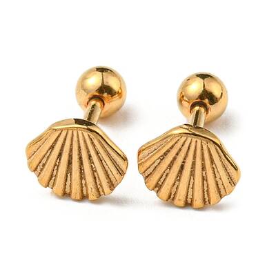 Ion Plating(IP) 304 Stainless Steel Stud Earrings
