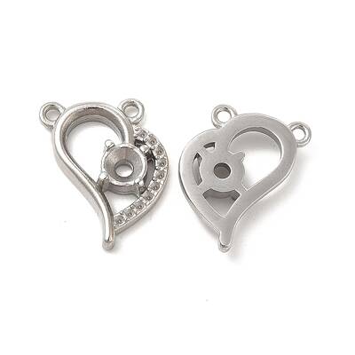 Non-Tarnish 304 Stainless Steel Pendant Rhinestone Settings