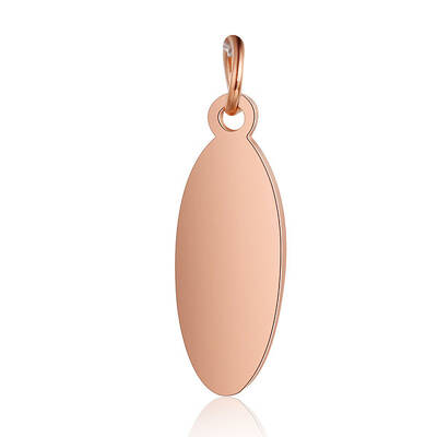 Ion Plating(IP) 304 Stainless Steel Stamping Blank Tag Pendants