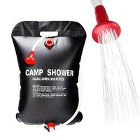 20l Solar Camping Shower Bag, 1 Count Portable Shower Bag with Hose & Handle, Outdoor Travel Shower Bag for Camping & Hiking