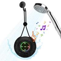 2025 Upgraded Shower Speaker, IPX4 Waterproof Bluetooth Wireless Speaker with LED Lights, Mini Portable Speaker with Suction ...