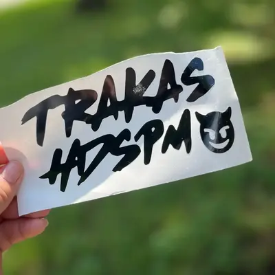 TRAKAS HDSPM Decal - High Definition Print, Decal Sticker trakas hdspm decal bumper