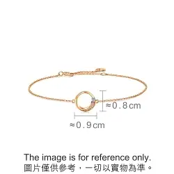 'Stardust' 18K White & Red Gold Diamond Bracelet