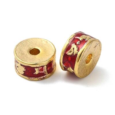 Rack Plating Brass Enamel Beads