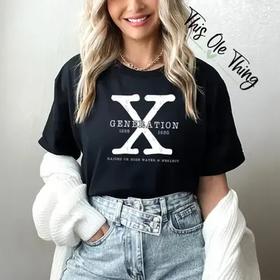 Gen-X T-Shirt Unisex Comfortable Cotton graphic tees