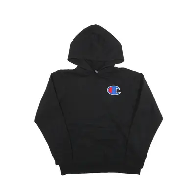 CHAMPION Hoodie Black Pullover Boys L