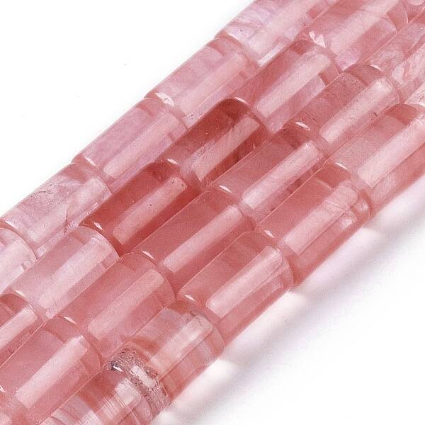 Cherry Quartz Glass Beads Strands