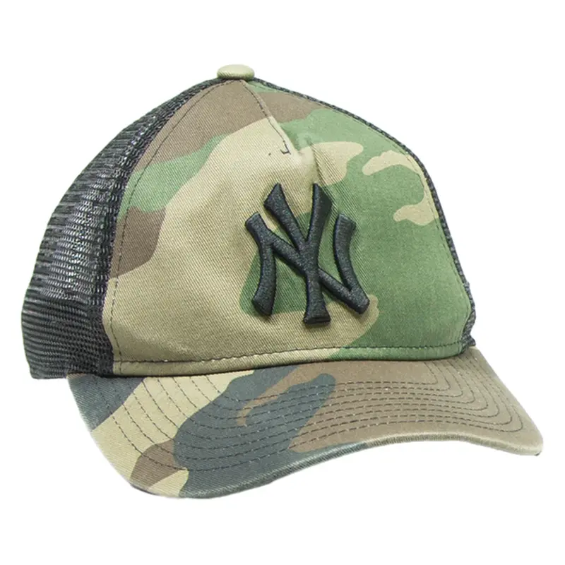 NEW ERA Boys Baseball Cap Green Camouflage M