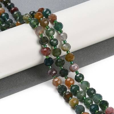 Natural Indian Agate Beads Strands