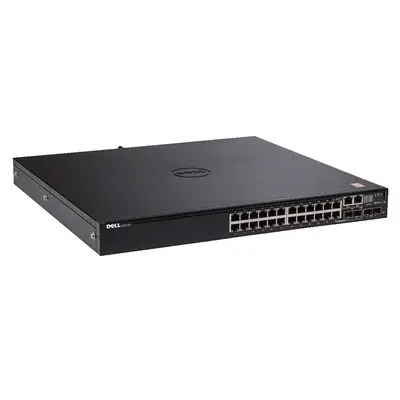 Dell 0KW2GG | Networking N3000 Series N3024P 24 x RJ-45 Ports PoE+ 10/100/1000Base-T + 2 x SFP Ports + 2 x SFP+ Ports Layer 3...