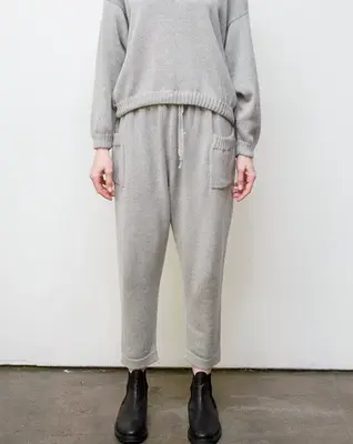 mimi hand knit pant - grey | Size: small