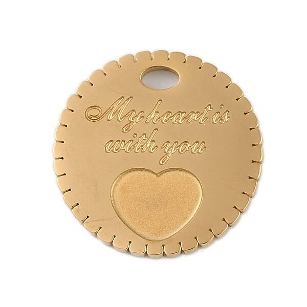 Ion Plating(IP) 304 Stainless Steel Charms