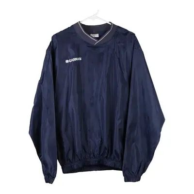 Garman V-neck Windbreaker - Large Navy Polyester