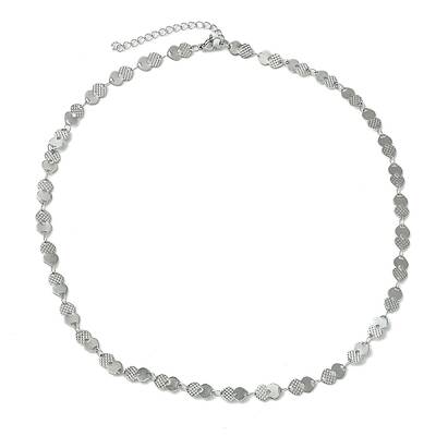 Non-Tarnish Ion Plating(IP) 304 Stainless Steel Boston Link Chain Necklaces for Women