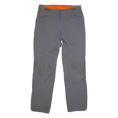 JACK WOLFSKIN Outdoor Womens Trousers Grey Relaxed Tapered W31 L30