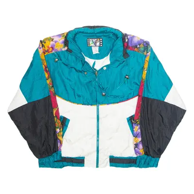 RIVER EDGE Mens Shell Jacket Blue Nylon M