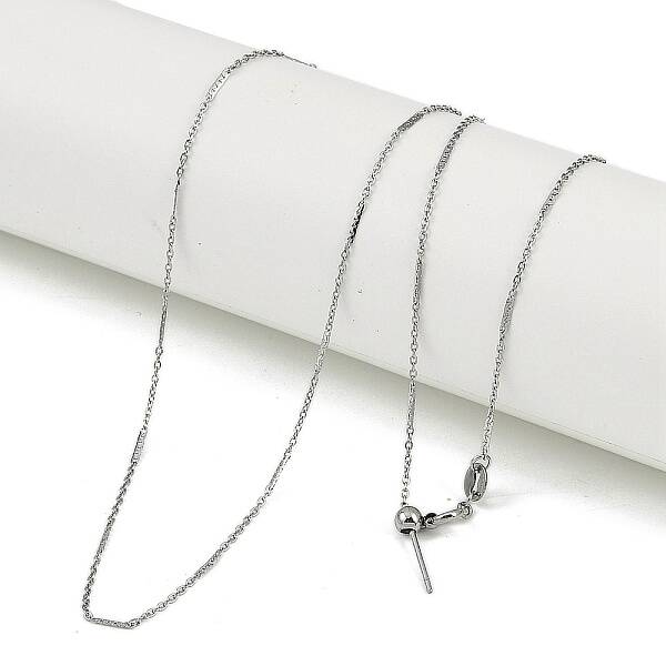 304 Stainless Steel Bar Link Necklaces