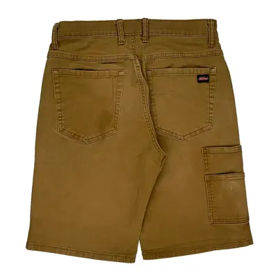 Utility Pockets Dickies Cargo Shorts - 29W 11L Brown Cotton Blend | Size: 29″ waist