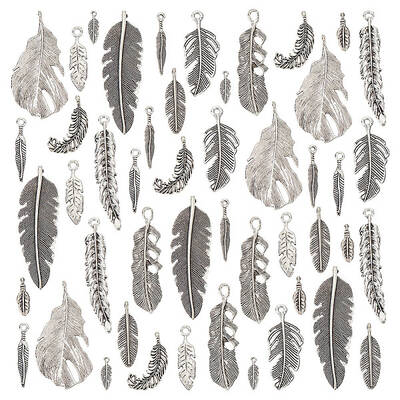 72PCS Tibetan Style Alloy Pendants