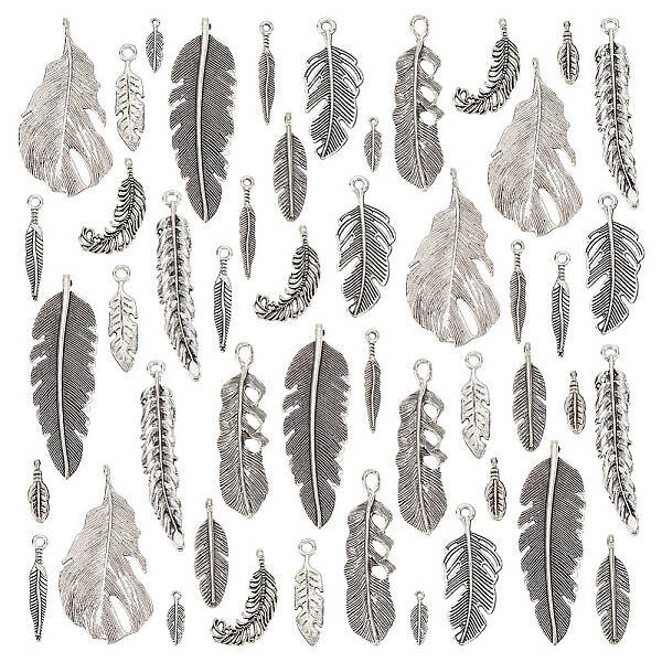 72PCS Tibetan Style Alloy Pendants