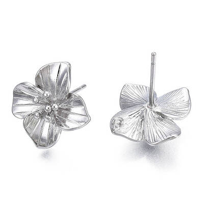 Brass Stud Earring Findings