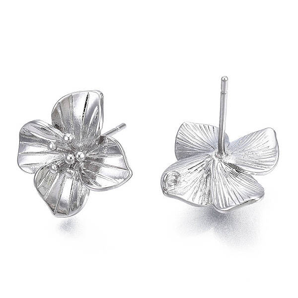 Brass Stud Earring Findings