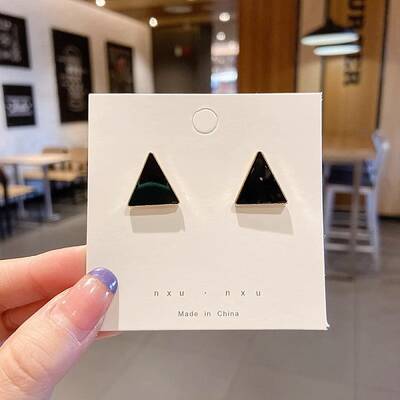 Alloy Acryilc Stud Earrings for Women