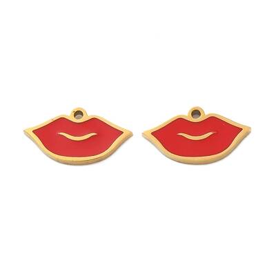 Ion Plating(IP) 304 Stainless Steel Enamel Charms