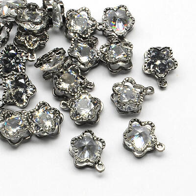 Flower Alloy Charms