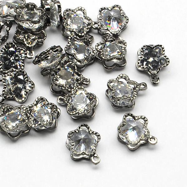 Flower Alloy Charms