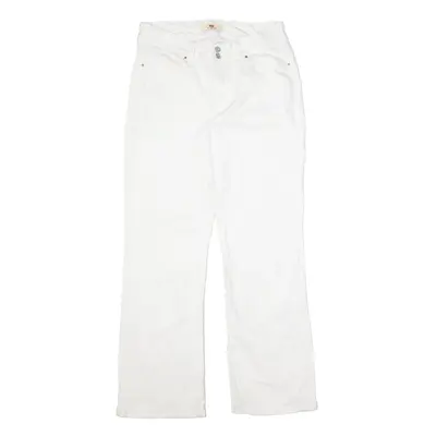LEVI'S Jeans Cream Denim Regular Bootcut Womens W30 L32