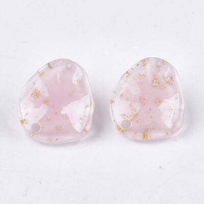 Resin Stud Earring Findings