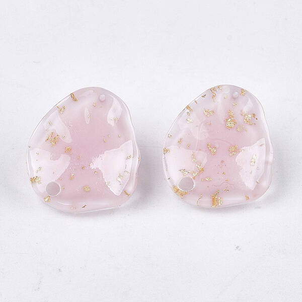Resin Stud Earring Findings