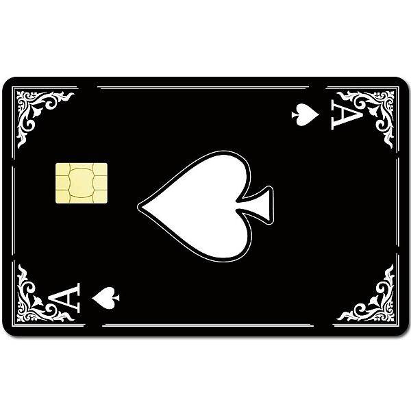 Rectangle PVC Plastic Waterproof Card Stickers