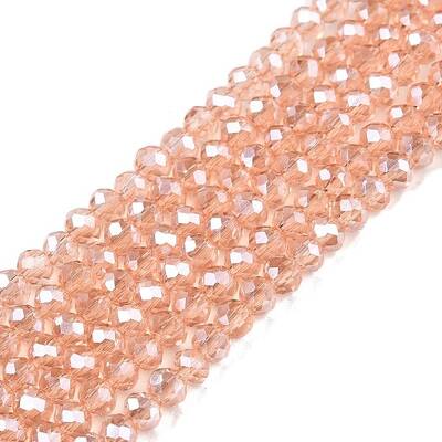 Electroplate Glass Beads Strands