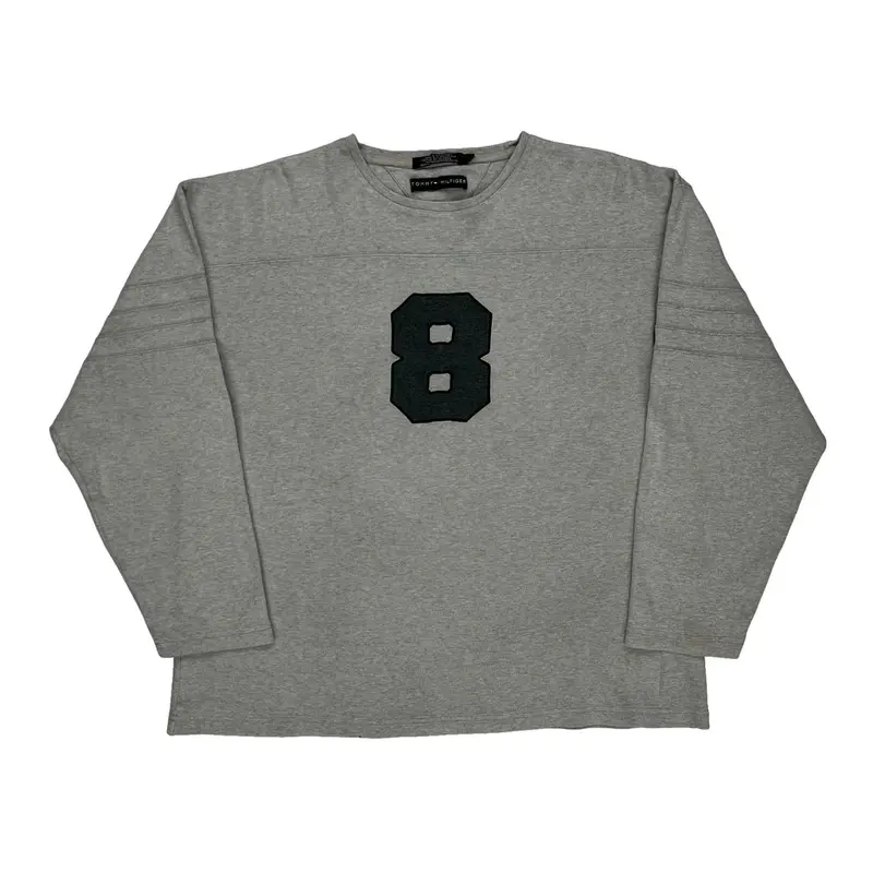 Tommy Hilfiger Sweatshirt - Large Grey Cotton
