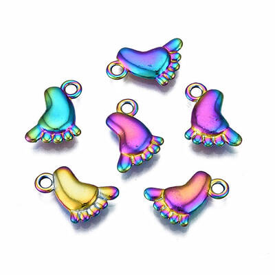 Rainbow Color Alloy Charms