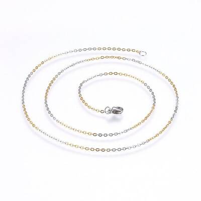 304 Stainless Steel Cable Chain Necklaces