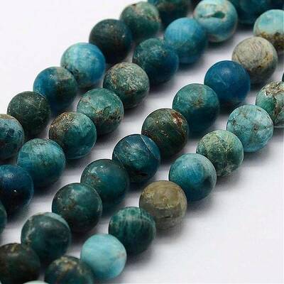 Natural Apatite Beads Strands