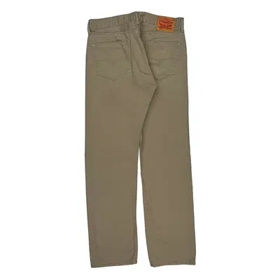 Levis Trousers - 33W 34L Beige Cotton