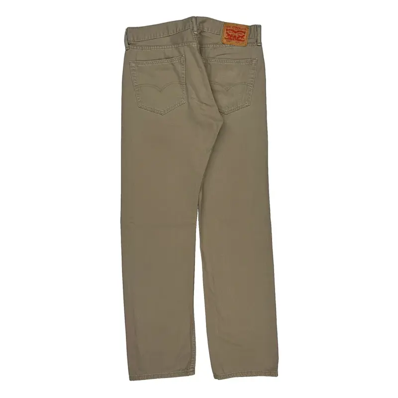 Levis Trousers - 33W 34L Beige Cotton