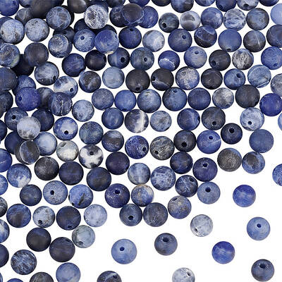3 Strands Natural Sodalite Beads Strands